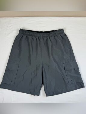 croft & barrow Charcoal Gray Men's Cargo Shorts(172)